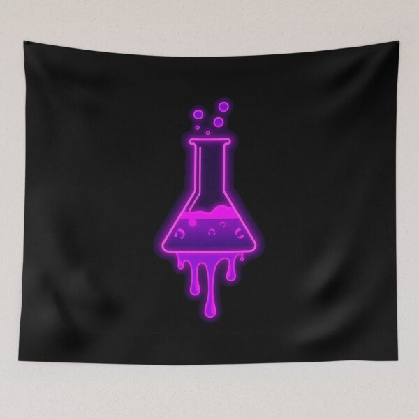 Item preview, Neon Glowing Magic Potion Flask Dripping Aesthetic designed and sold by DrippyLab.