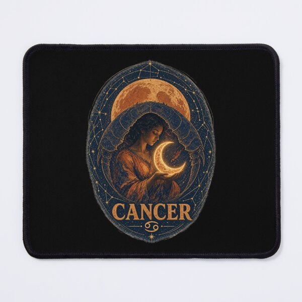 Item preview, Cancer Zodiac Moon Child Vintage Astrology Design designed and sold by Cary-s.
