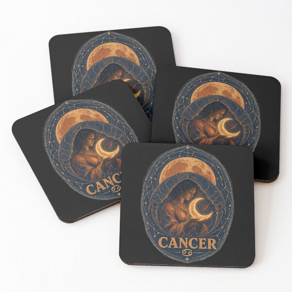 Item preview, Cancer Zodiac Moon Child Vintage Astrology Design designed and sold by Cary-s.