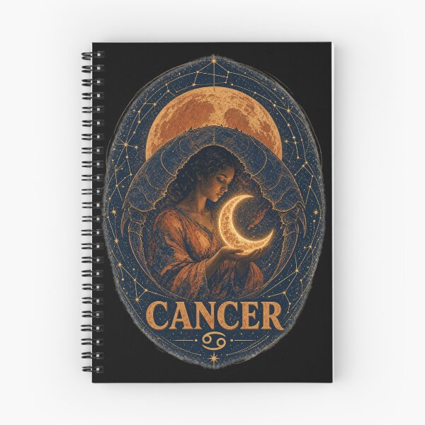 Item preview, Cancer Zodiac Moon Child Vintage Astrology Design designed and sold by Cary-s.