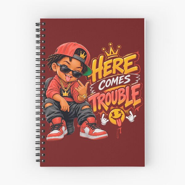 Item preview, Here Comes Trouble | Urban Swag & Streetwear Graffiti designed and sold by digitalbob60.