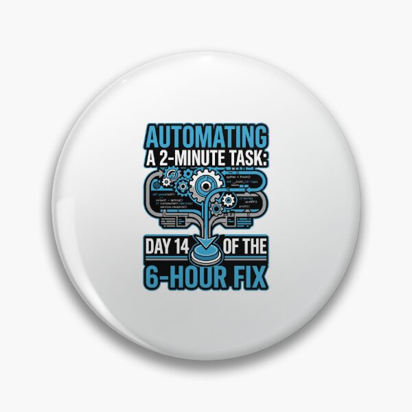 Item preview, Automating A 2 Minute Task Funny Developer Gift designed and sold by Ixnor.