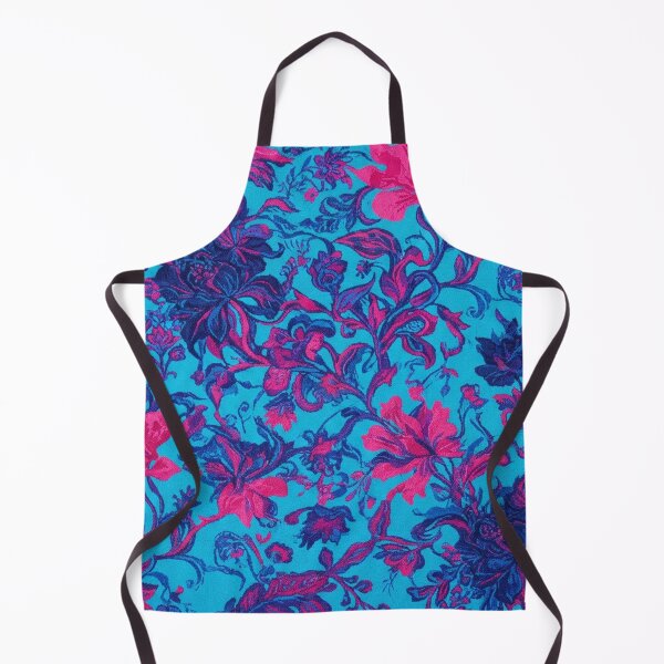 Item preview, Vibrant Blue and Pink Floral Pattern designed and sold by Owcomm.