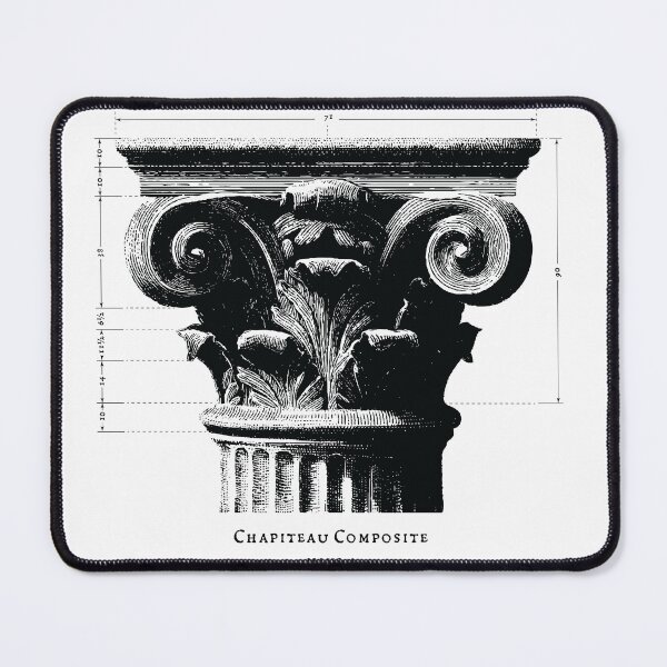 Item preview, Chapiteau Composite with Drafting Lines designed and sold by Artcop's T-Shirt Emporium.