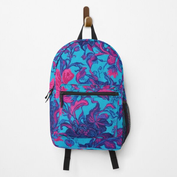 Item preview, Vibrant Blue and Pink Floral Pattern designed and sold by Owcomm.