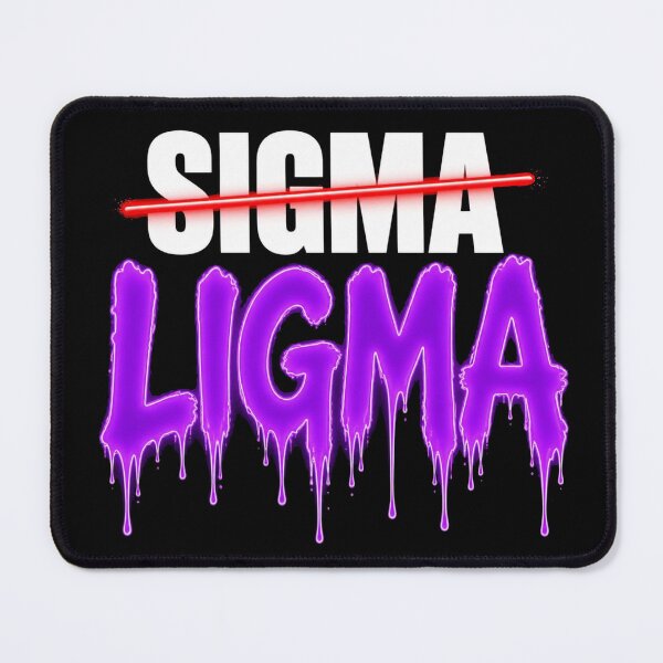 Item preview, Sigma Ligma Dripping Purple Typography Meme Streetwear designed and sold by DrippyLab.