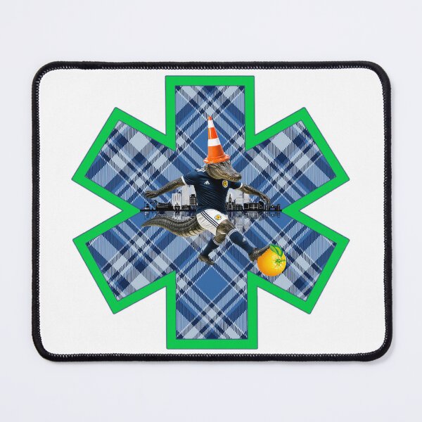 Item preview, Tartan Army Alligator Traffic Cone City Skyline Miami Fire Rescue Star of Life designed and sold by FireEMSDesigns.