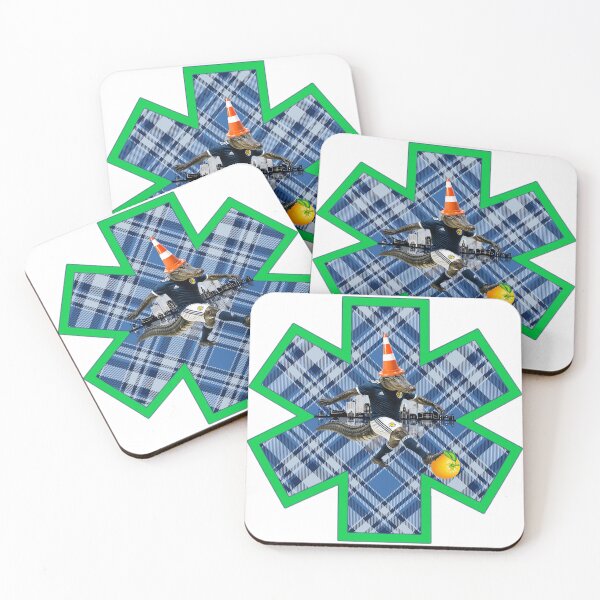 Item preview, Tartan Army Alligator Traffic Cone City Skyline Miami Fire Rescue Star of Life designed and sold by FireEMSDesigns.