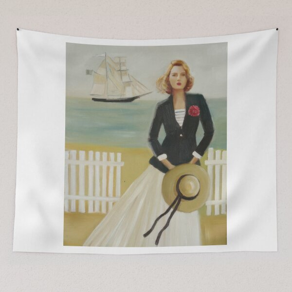 Item preview, Janet Hill – Vintage Whimsical Woman in an Enchanted Garden designed and sold by graydaysr.