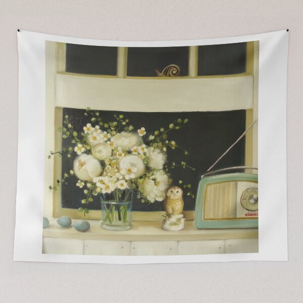 Item preview, Janet Hill – Vintage Whimsical Woman in an Enchanted Garden designed and sold by graydaysr.