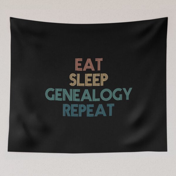 Item preview, Eat Sleep Genealogy Repeat - Gift For Genealogy Fans designed and sold by kindxinn.