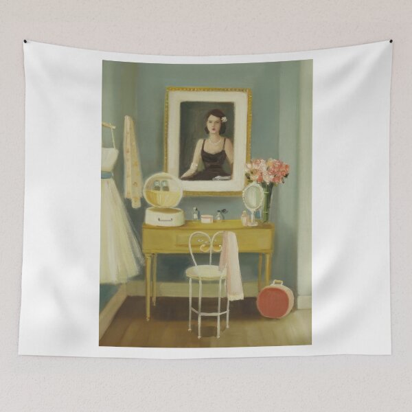 Item preview, Janet Hill – Vintage Whimsical Woman in an Enchanted Garden designed and sold by graydaysr.