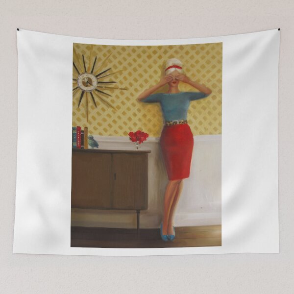 Item preview, Janet Hill – Vintage Whimsical Woman in an Enchanted Garden designed and sold by graydaysr.
