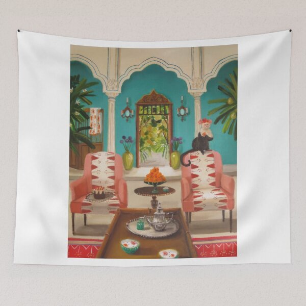 Item preview, Janet Hill – Vintage Whimsical Woman in an Enchanted Garden designed and sold by graydaysr.