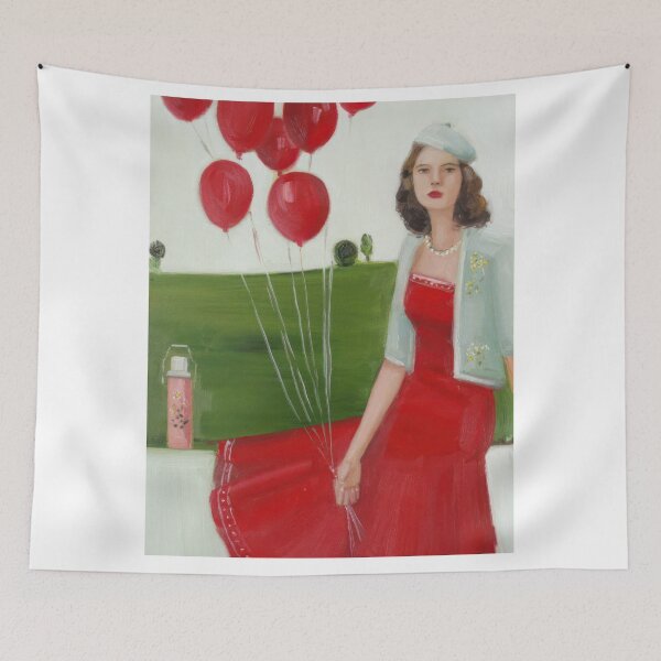 Item preview, Janet Hill – Vintage Whimsical Woman in an Enchanted Garden designed and sold by graydaysr.