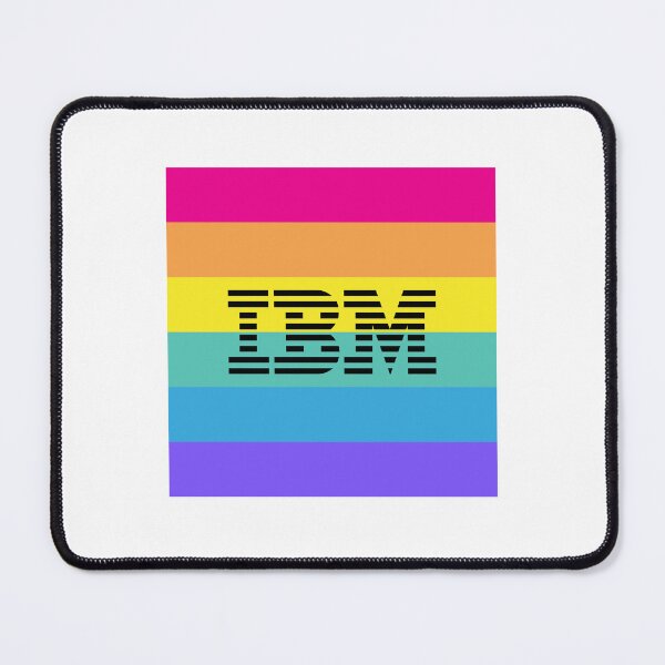 Item preview, IBM Rainbow Pride Striped Logo Tech Diversity designed and sold by Yoshie Yoshie.