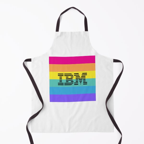 Item preview, IBM Rainbow Pride Striped Logo Tech Diversity designed and sold by Yoshie Yoshie.