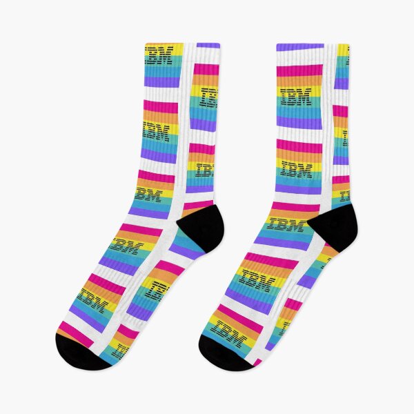 Item preview, IBM Rainbow Pride Striped Logo Tech Diversity designed and sold by Yoshie Yoshie.