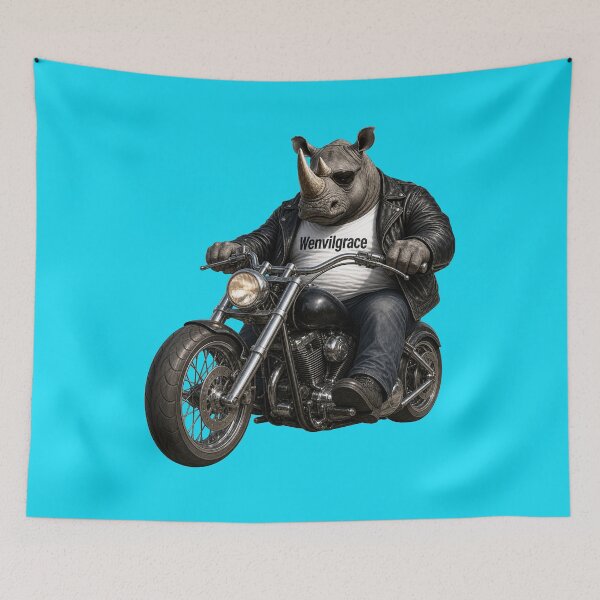 Item preview, Copy of Biker Rhino Gift 2 designed and sold by Wenvilgrace.