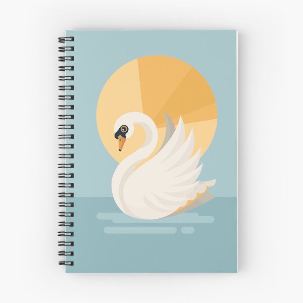 Item preview, Serene Swan | Modern Geometric Bird Illustration designed and sold by Lucy Cooper.