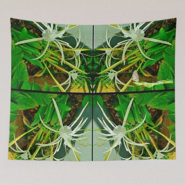 Item preview, Beach Spider Lily Abstract Art designed and sold by Unlimited Imagination .