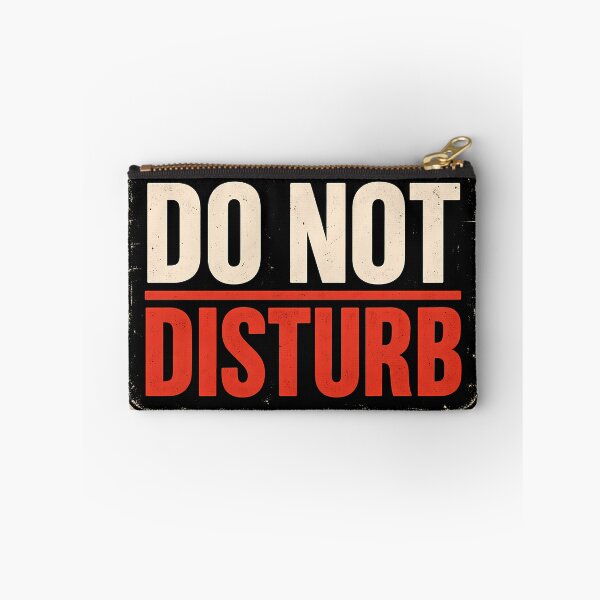 Item preview, Do Not Disturb – Vintage Distressed Warning Sign designed and sold by VOLLOS.
