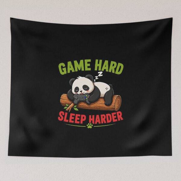 Item preview, Game Hard, Sleep Harder designed and sold by Konvero.