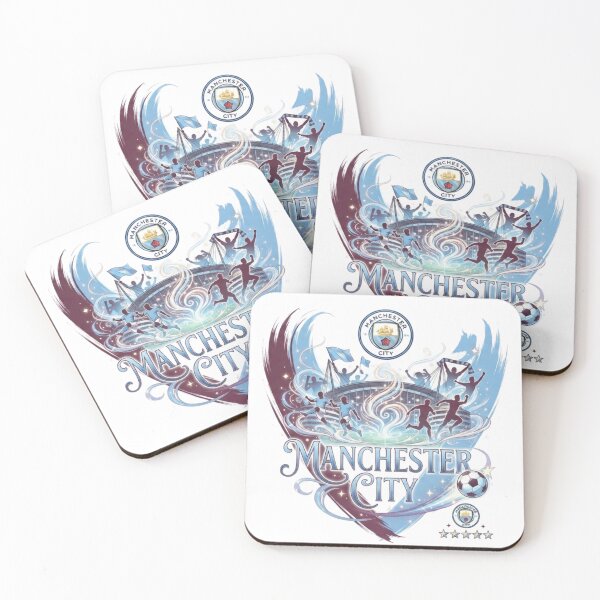 Item preview, Manchester City Football Club Graphic Crest Art designed and sold by annaarthk.