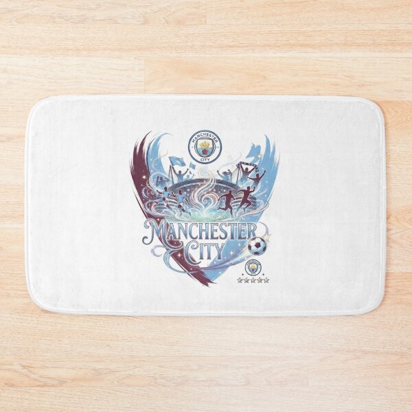 Item preview, Manchester City Football Club Graphic Crest Art designed and sold by annaarthk.