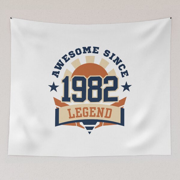Item preview, Awesome Since 1982 Legend Retro Vintage Birthday designed and sold by HYPNK.