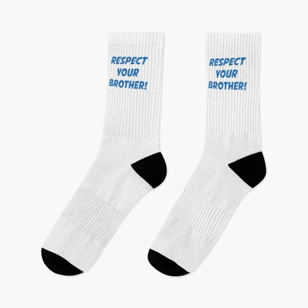 Item preview, RESPECT YOUR BROTHER! (Blue Text) designed and sold by STUDIO-72.