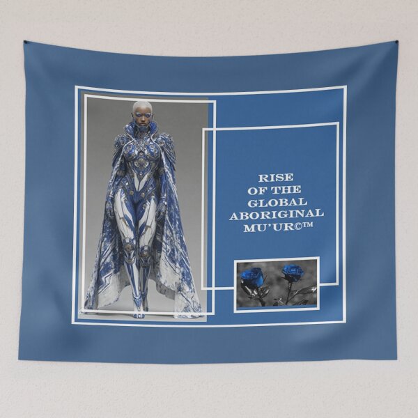 Item preview, Mu’ur (UM) Empire™ al-Benhadiel©™ design, Planetary (blue background) designed and sold by HardyKnitDesign.