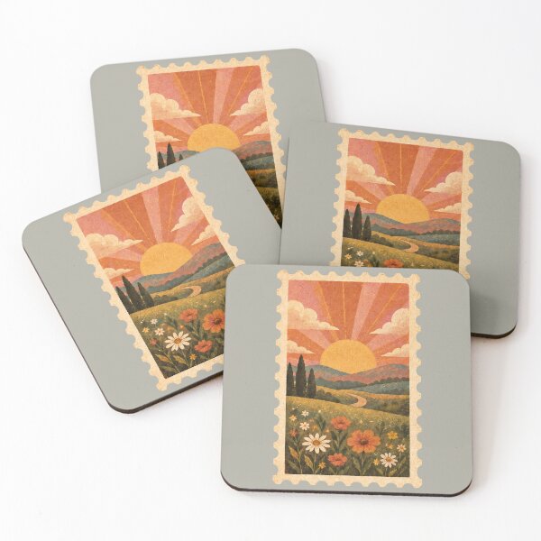 Item preview, Sunset Stamp designed and sold by shelbyy328.