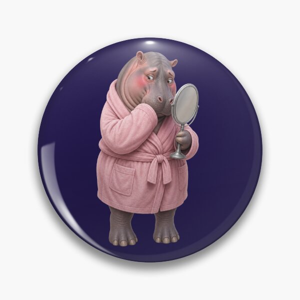 Item preview, Copy of Shy Hippo in Robe Gift 2 designed and sold by Wenvilgrace.