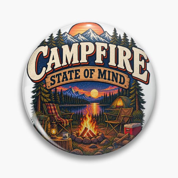 Item preview, Campfire State of Mind designed and sold by rachidloucif.