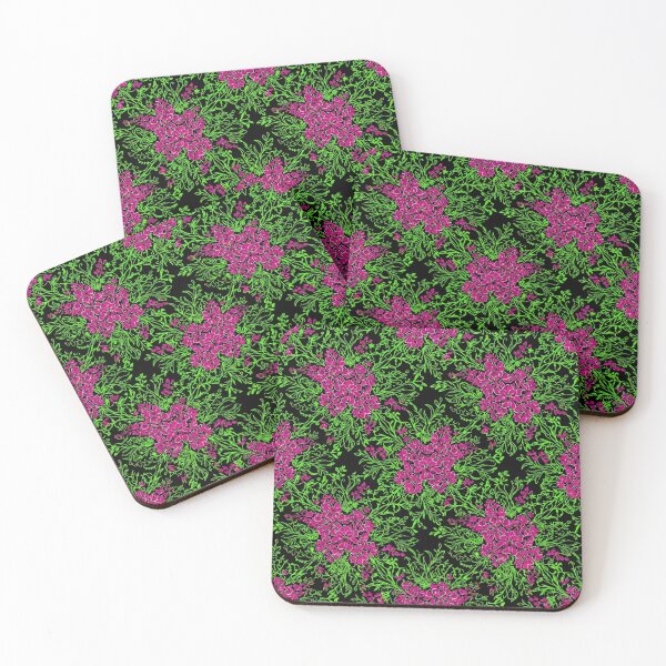Item preview, Vibrant Pink Floral Vines Seamless Pattern designed and sold by Owcomm.