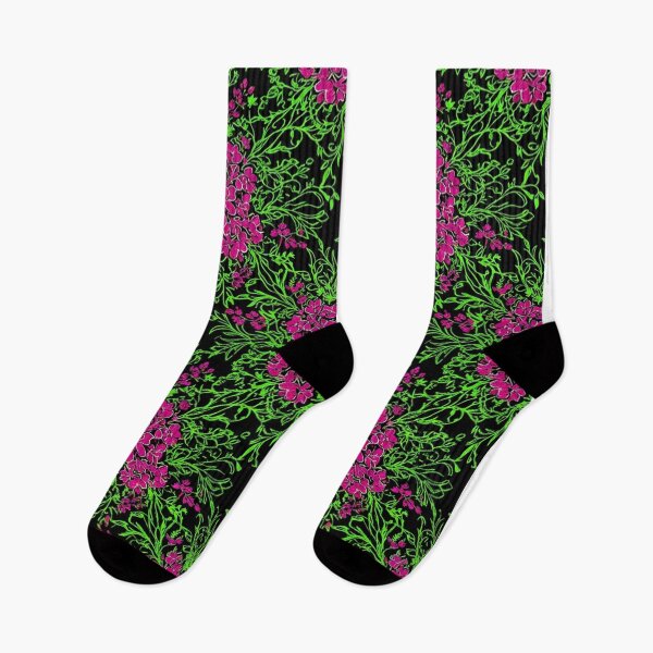Item preview, Vibrant Pink Floral Vines Seamless Pattern designed and sold by Owcomm.