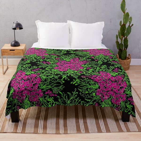 Item preview, Vibrant Pink Floral Vines Seamless Pattern designed and sold by Owcomm.