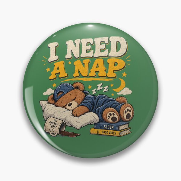 Item preview, I Need a Nap Funny Sleepy Bear Retro Vintage T-Shirt designed and sold by vizion design.