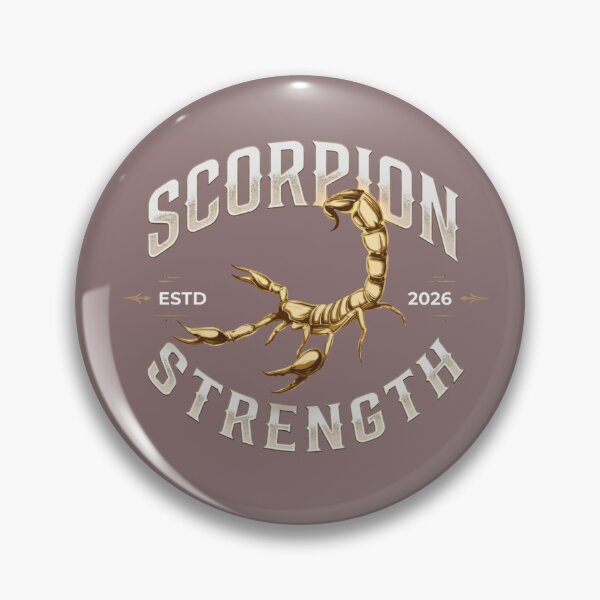 Item preview, Scorpion Strength Emblem 2026 designed and sold by ekemarket.