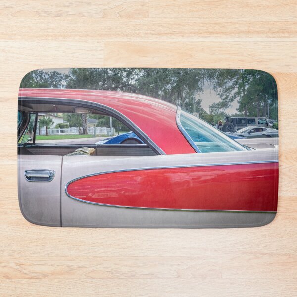 Item preview,  1957 Chrysler Windsor Desert Rose and Gauguin Red Technical Blueprint Car Poster designed and sold by RichFrancoCars.