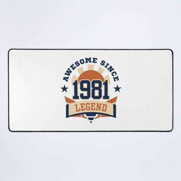 Item preview, Awesome Since 1981 Legend Retro Vintage Birthday designed and sold by HYPNK.