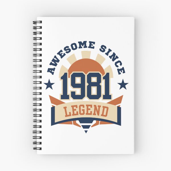 Item preview, Awesome Since 1981 Legend Retro Vintage Birthday designed and sold by HYPNK.