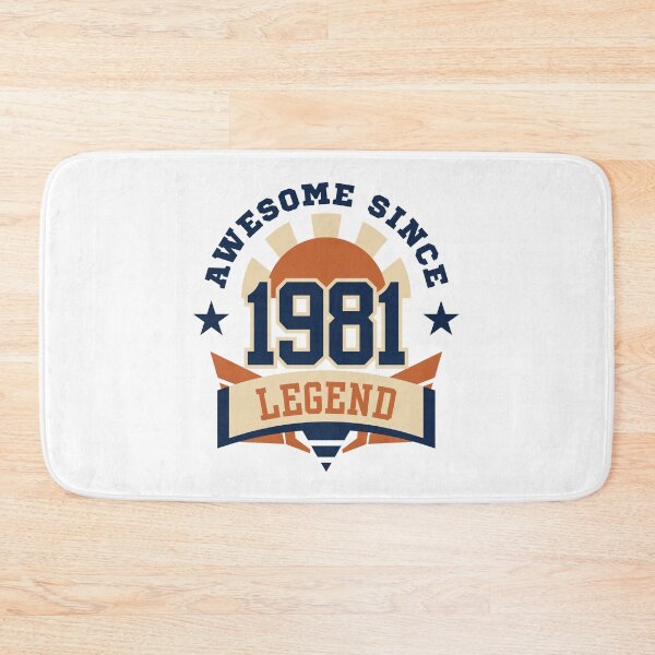 Item preview, Awesome Since 1981 Legend Retro Vintage Birthday designed and sold by HYPNK.