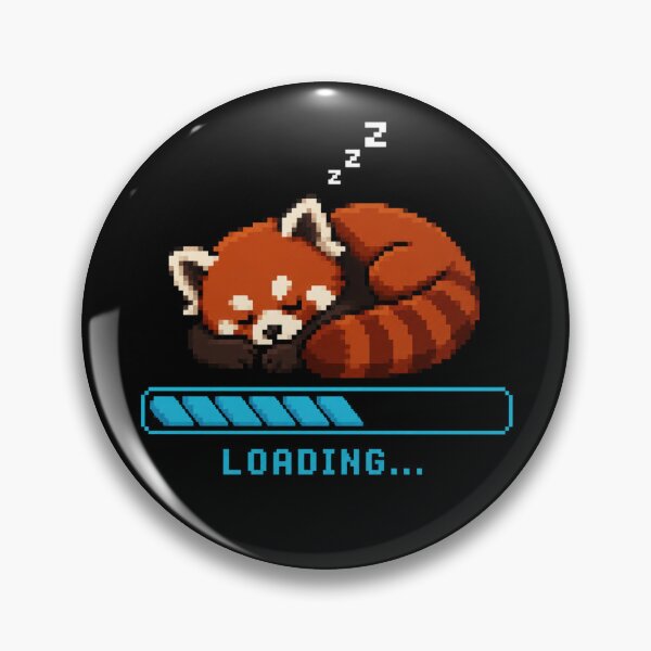 Item preview, Red panda Loading... designed and sold by Konvero.
