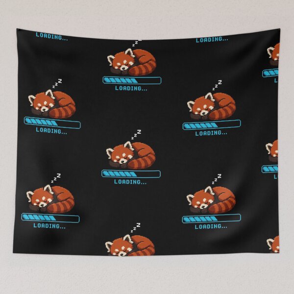 Item preview, Red panda Loading... designed and sold by Konvero.