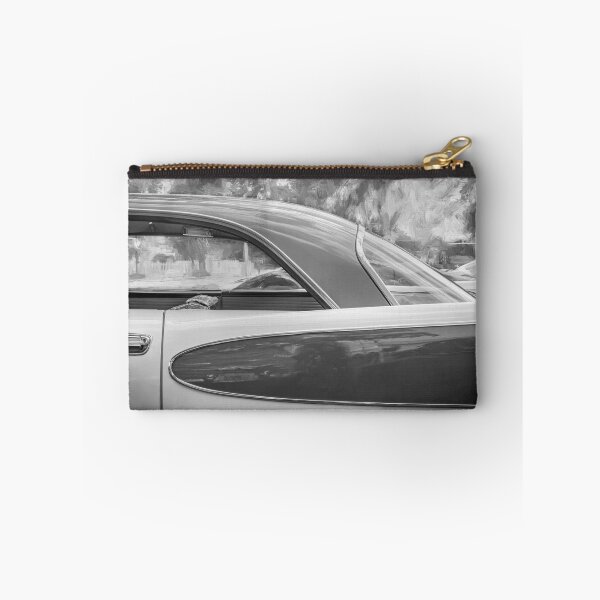 Item preview, 1957 Chrysler Windsor Desert Rose and Gauguin Red Technical Blueprint Car Poster designed and sold by RichFrancoCars.
