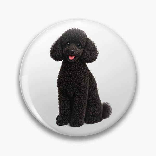Item preview, Mini Poodle Dog Black designed and sold by BackgroundND.