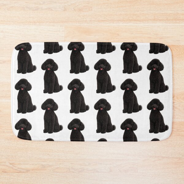 Item preview, Mini Poodle Dog Black designed and sold by BackgroundND.