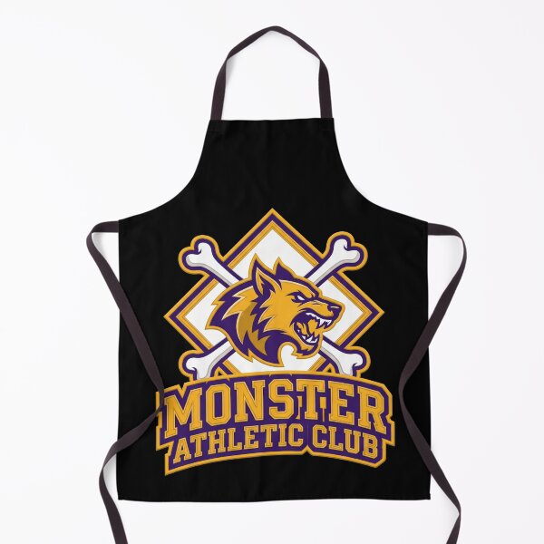 Item preview, Monster Athletic Club Werewolf Mascot Crossbones Varsity Sports designed and sold by TeNovaStudio ⭐⭐⭐⭐⭐.
